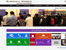 Tablet Screenshot of blackhallmosque.com